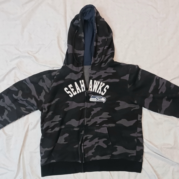 NFL Other - Seattle Seahawks gray camo hoodie sweatshirt in size XXL (Fits Like Large)